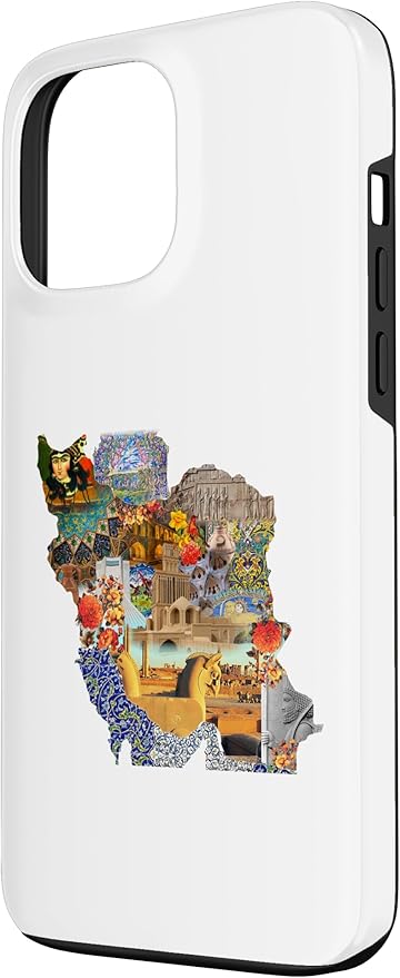 Map of Persian empire, Iran Map Case for iPhone 13 Pro Max