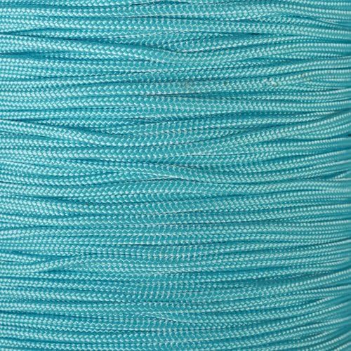 Paracord Planet 325 Paracord – 3 mm Type II Nylon Parachute Cord with 3 Inner Strands (Turquoise, 1000 ft)