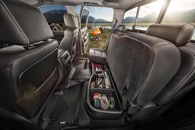 Husky Liners Gearbox Storage Systems | Fits 2015-20 Ford F-150 SuperCrew (Crew Cab), 2017-20 Ford F-250/F-350 SuperCrew (Crew Cab) - w/Out Factory Storage Box | Under Seat, 1-pc Black - 09281