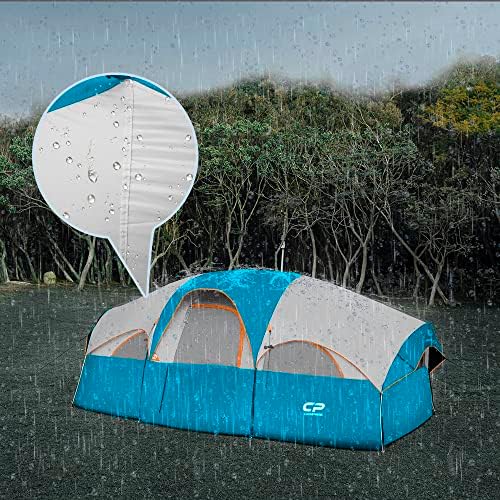 CAMPROS CP 8 Person Camping Tent, Room Divider, Rainfly, Weather Resistant - Image 5