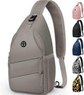 Pritent Crossbody Bags for Women Men Trendy Sling Bag Backpack Casual Chest Bag with Convertible Shoulder Strap
