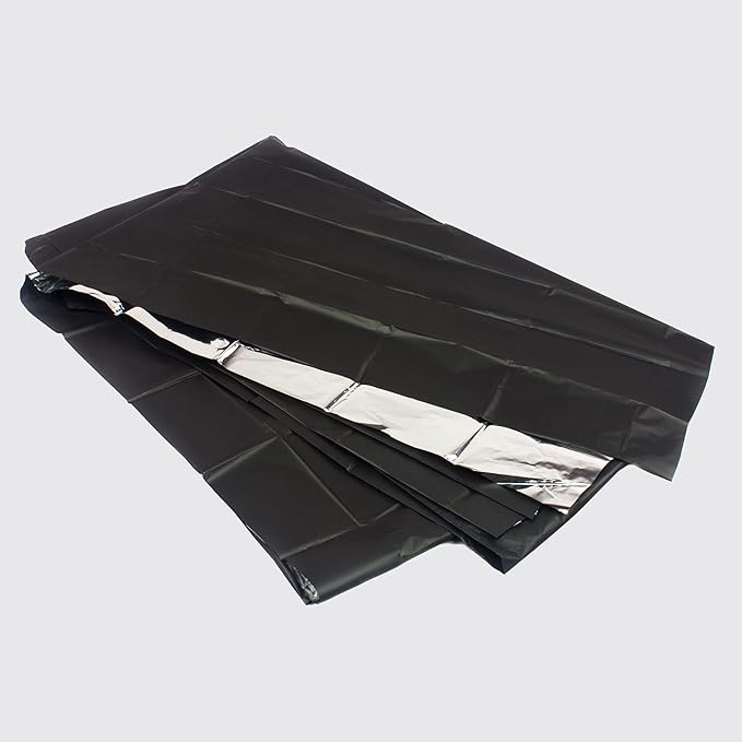 Ever Ready First Aid Mylar Rescue Blanket, Large Olive Thermal Sheet for Emergency and Survival, 54” x 84” – 5 Count