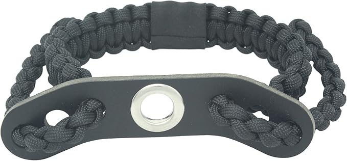 Realtree® Paracord Archery Bow Wrist Sling - 100% Full Grain Leather 550 Paracord