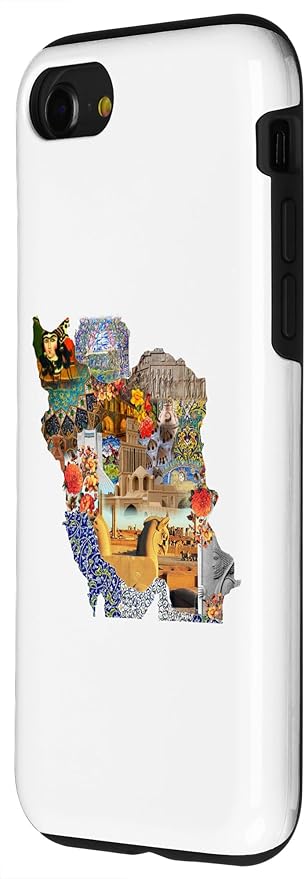 Map of Persian empire, Iran Map Case for iPhone SE (2020) / 7 / 8