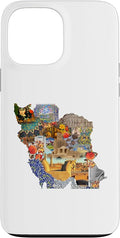Map of Persian empire, Iran Map Case for iPhone 13 Pro Max