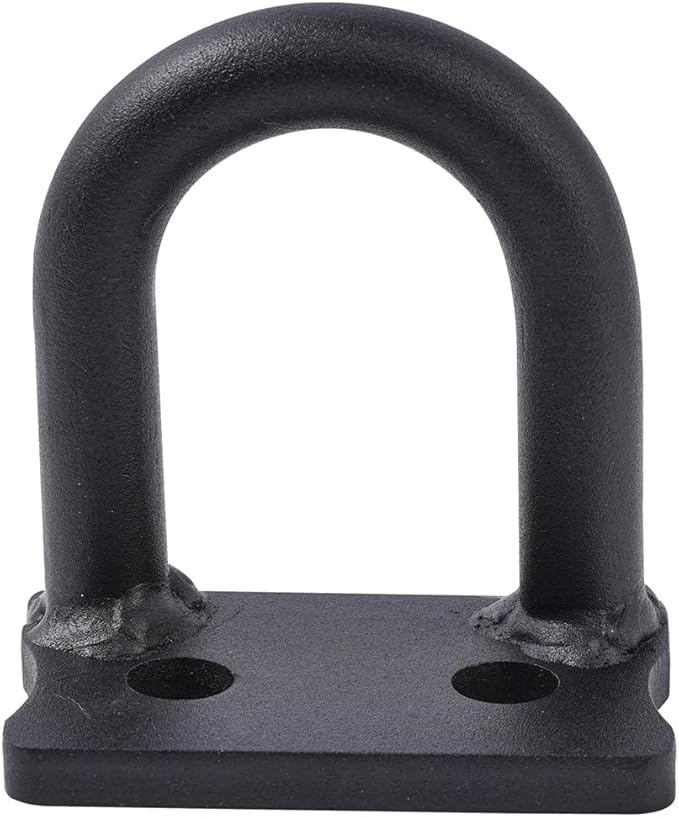 Front Tow Hook Tow Loop Compatible with Polaris RZR 900S 1000S 1000XP General – Heavy Duty 16mm Steel Recovery Hook, Black Powder Coated, Easy Bolt-On Installation