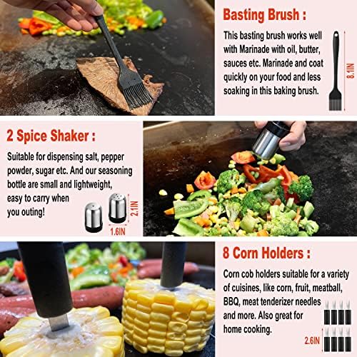 N NOBLE FAMILY 38PCS Griddle Accessories Kit, Professional Grill Tools Set - Image 5