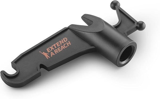 EXTEND-A-REACH Christmas Light Hanger Tool Attachment (Attachment Only) // Christmas Light Installation, String Lights, Birdfeeders // Twist-On Utility Hook Fits Standard ¾ Acme Threaded Pole
