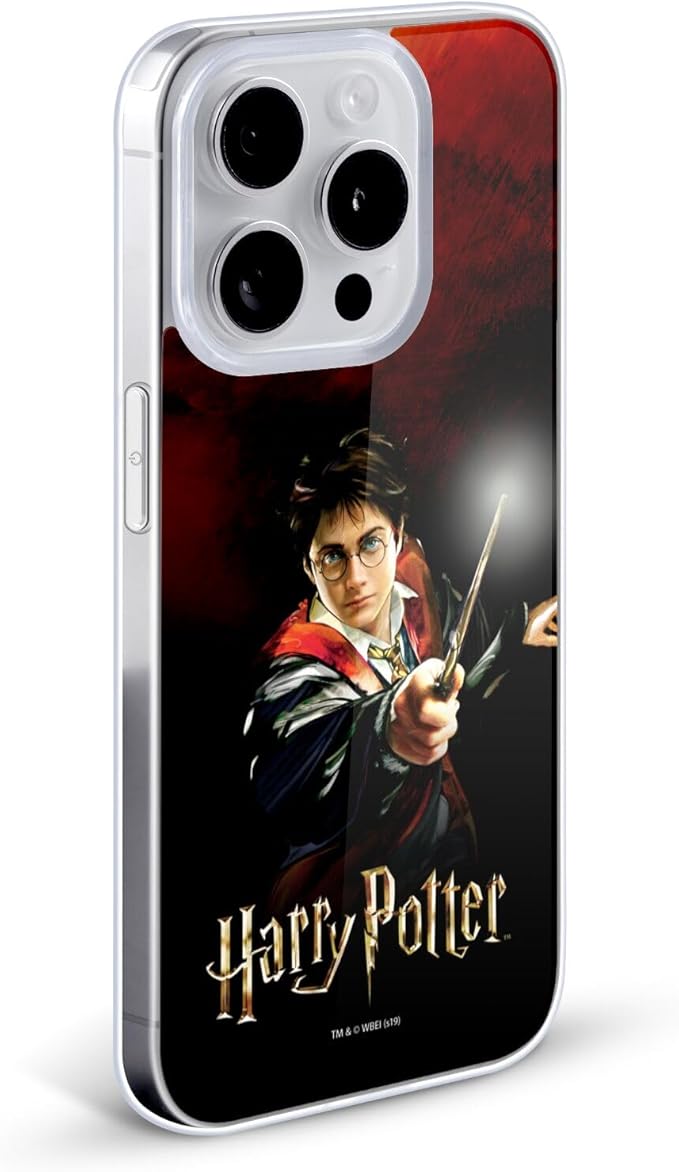 Head Case Designs Officially Licensed Harry Potter Harry Portrait Prisoner of Azkaban II Gel Case [Military Grade Protection] Compatible with Apple iPhone 14 Pro and Compatible with MagSafe