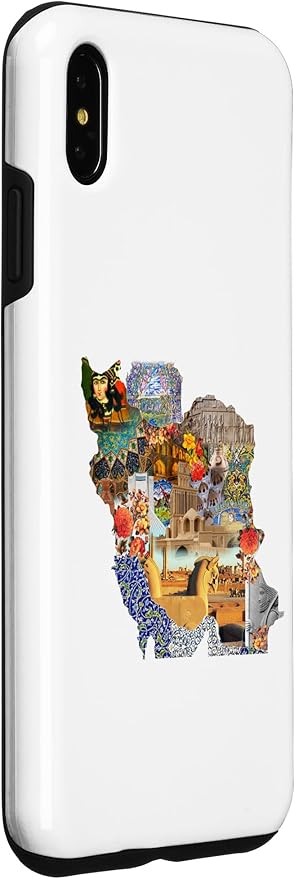 Map of Persian empire, Iran Map Case for iPhone XS Max