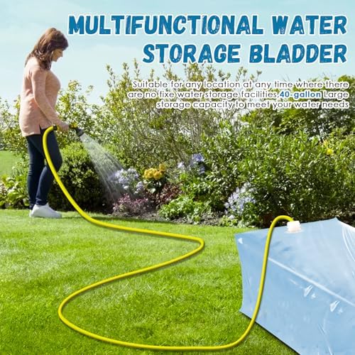 Buzzlett 3 Pcs 40 Gallon Water Storage Bladder, Foldable and Resuable - Image 4