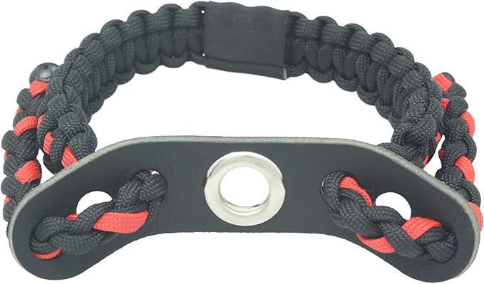 Realtree® Paracord Archery Bow Wrist Sling - 100% Full Grain Leather 550 Paracord