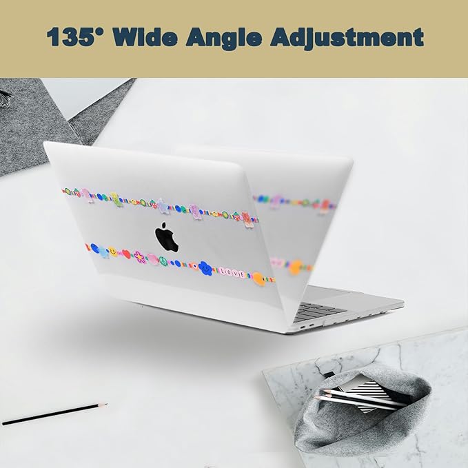 Hard Cover for MacBook Air 13 inch Case 2010-2017 Release (Model A1466 A1369),Pattern Design Protective Case & TPU Keyboard Cover for Apple Laptop Air 13.3",Smiley Flower