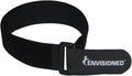 Reusable Cinch Straps 3" x 12" - 6 Pack, Multipurpose Strong Gripping, Quality Hook and Loop Securing Straps (Black)