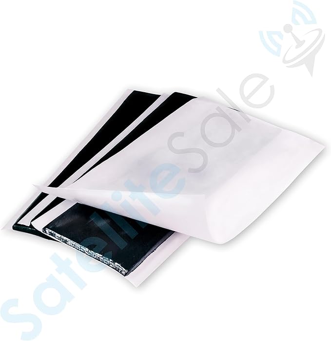 SatelliteSale Universal Roof Patch Kit 10x Zinc Plated Lag Bolts and 5X Mastic Pitch Pads