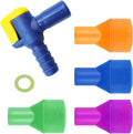 Bite Valve Replacement Mouthpiece Fit for Hydration Pack Bladder Water Backpack and Most Brands(4-Pack), with Shutoff Valve and Tube O-Ring