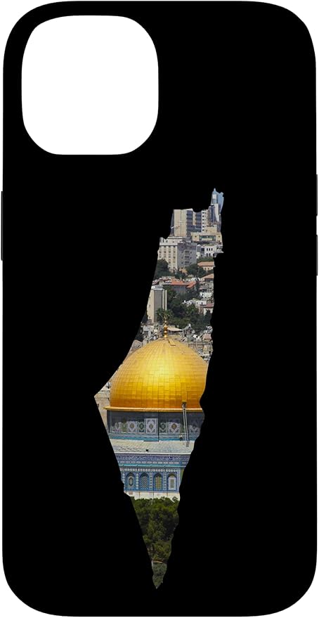 Palestinian Map Al Aqsa Jerusalem in Palestine Case for iPhone 14