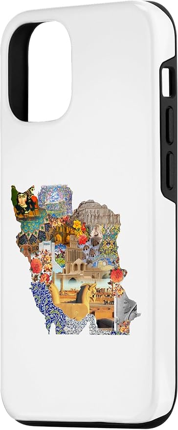 Map of Persian empire, Iran Map Case for iPhone 12/12 Pro