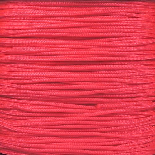 Paracord Planet 95lb Paracord – 1 Strand Type I Parachute Cord for Outdoors and DIY – Neon Pink (25 ft)