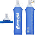 Running Vest Soft Flask, 2PCS BPA-Free 500ml Collapsible Water Bottle for Hydration Backpack, Collapsible Water Bottles for Marathon Hiking Cycling Climbing