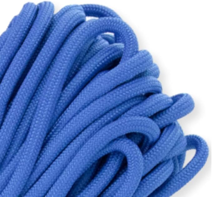 Paracord Planet Solid Color 550lb Paracord – 7 Strand Type III Nylon Cord for Indoor and Outdoor Tasks – Royal Blue (100 ft)