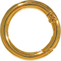 Paracord Planet Spring Gate O Rings – Available in 5/8 Inch, 3/4 Inch and 1 Inch Sizes – Silver, Bronze, and Gold Color Options (50 Pack, 5/8 Inch, Gold)