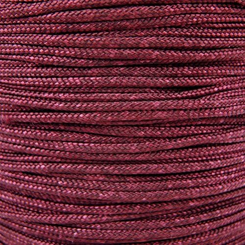 Paracord Planet 95lb Paracord – 1 Strand Type I Parachute Cord for Outdoors and DIY – Burgundy (100 ft)