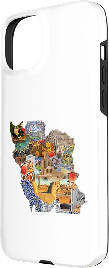 Map of Persian empire, Iran Map Case for iPhone 15 Plus