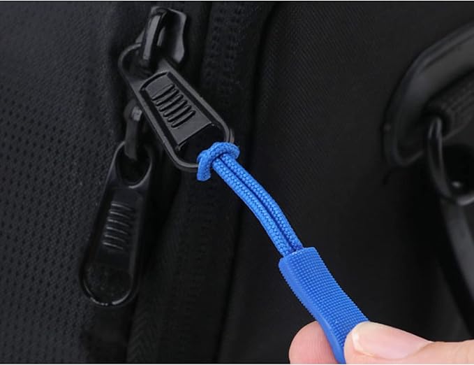 Upgraded Zipper Pulls, 10PCS Black - Premium Replacement for Luggage, Backpacks, Jackets, Purses, Handbags