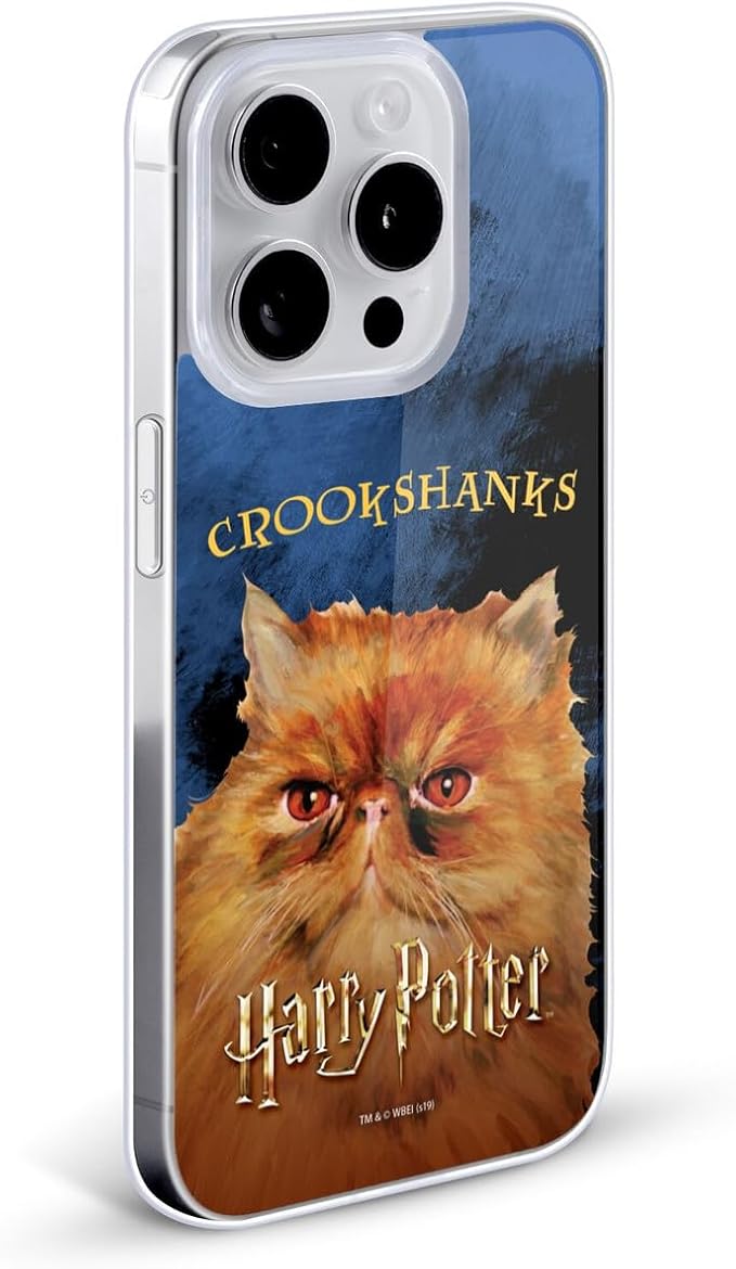 Head Case Designs Officially Licensed Harry Potter Crookshanks Prisoner of Azkaban II Gel Case [Military Grade Protection] Compatible with Apple iPhone 15 Plus and Compatible with MagSafe