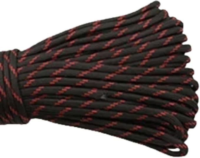 Paracord 550 Rope 100 Feet 5/32 Inch 7 Strand Type III Nylon Rope Parachute Cord for Survival Gear, Hiking, Camping, and Outdoor Use