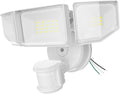 Abovizo 85W LED Security Lights Motion Sensor Light Outdoor, 8500LM Dusk to Dawn, IP65 Waterproof, 6500K, 3 Head Motion Detected Flood Light, Floodlight for Outside, Garage, Yard, Porch (White)