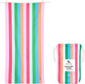 Dock & Bay Beach Towel - Quick Dry, Sand Free - Compact, Lightweight - 100% Recycled - Includes Bag - Tutti Frutti - Extra Large (200x90cm, 78x35)