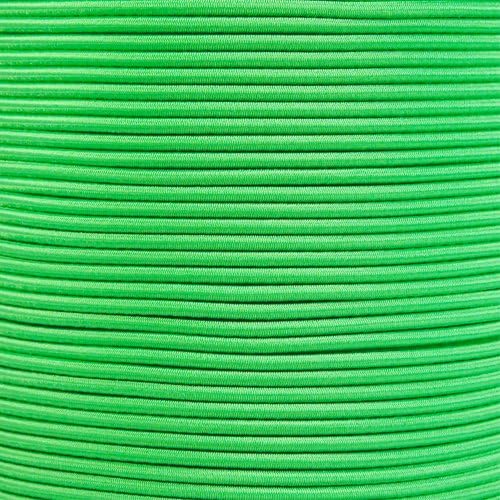 Paracord Planet 1/8-Inch Shock Cord for Replacements, Repairs, and Outdoors – Neon Green (10 ft)