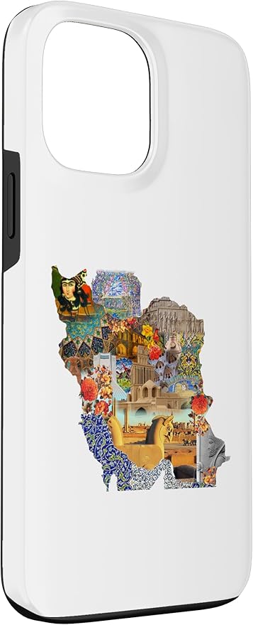Map of Persian empire, Iran Map Case for iPhone 13 Pro Max
