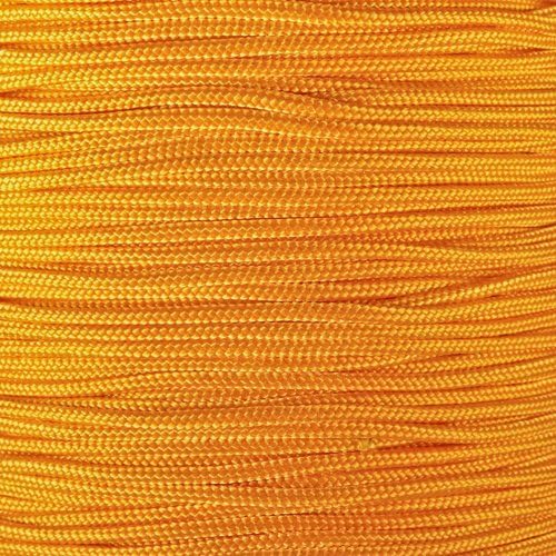 Paracord Planet 325 Paracord – 3 mm Type II Nylon Parachute Cord with 3 Inner Strands (Goldenrod, 50 ft)