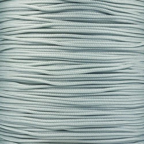 Paracord Planet 95lb Paracord – 1 Strand Type I Parachute Cord for Outdoors and DIY – Silver Gray (100 ft)