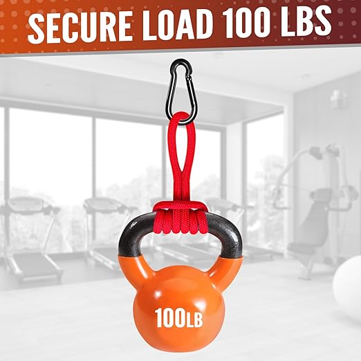 6 Pcs Spring Snap Hooks, 2 Inch Carabiner Clip, Heavy Duty Carabiners Snap Hooks Quick Link for Indoor and Outdoor Activity, Camping, Fishing, Hiking
