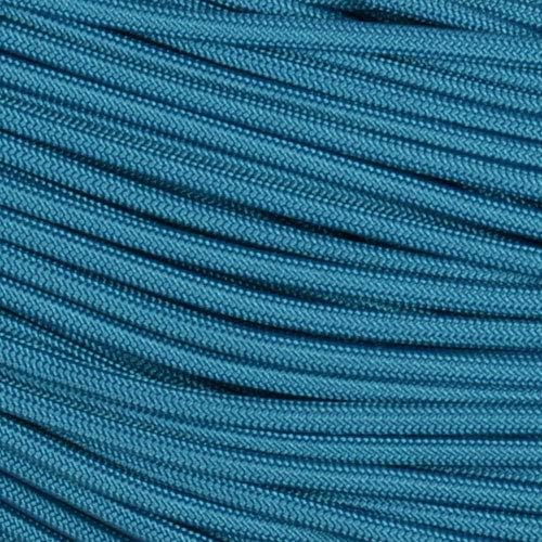 The Paracord Store | Type III 550 Paracord - 250 FT Spool, Caribbean Blue | Heavy Duty 7 Strand Tactical Paracord - USA Made Nylon Outdoor Parachute Cord for Camping, Fishing & More - Survival Cord