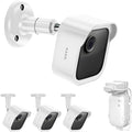Wall Mount for Blink Outdoor Cameras , 3 Pack Weatherproof Housing, 360 Degrees Adjustable Bracket with Sync Module Core Mount for Blink Outdoor 2K+, 4th & 3rd Gen Cam, White (Camera is Not Included)