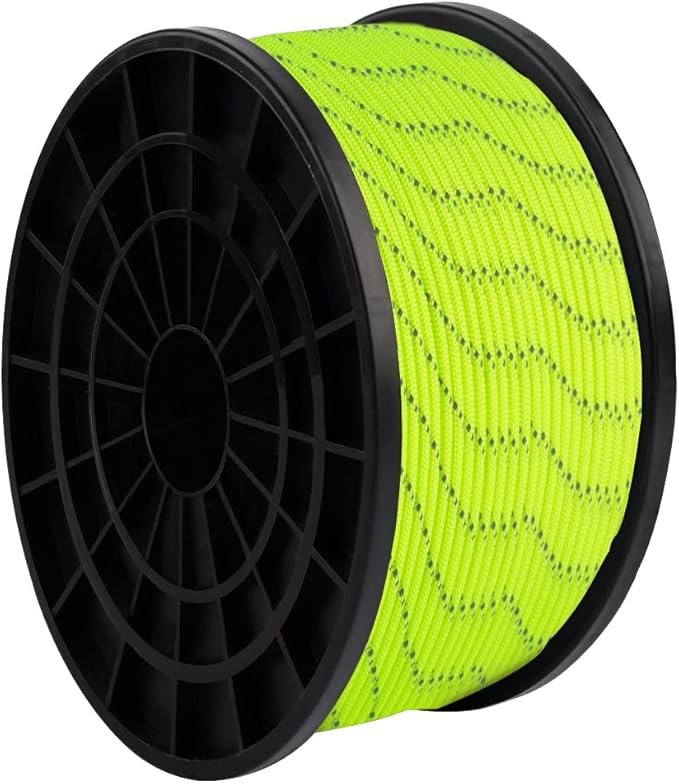 HERCULES Type III Paracord 550 Paracord Rope Parachute Cord, 100' Reflective for Survival Rope, Survival Cord