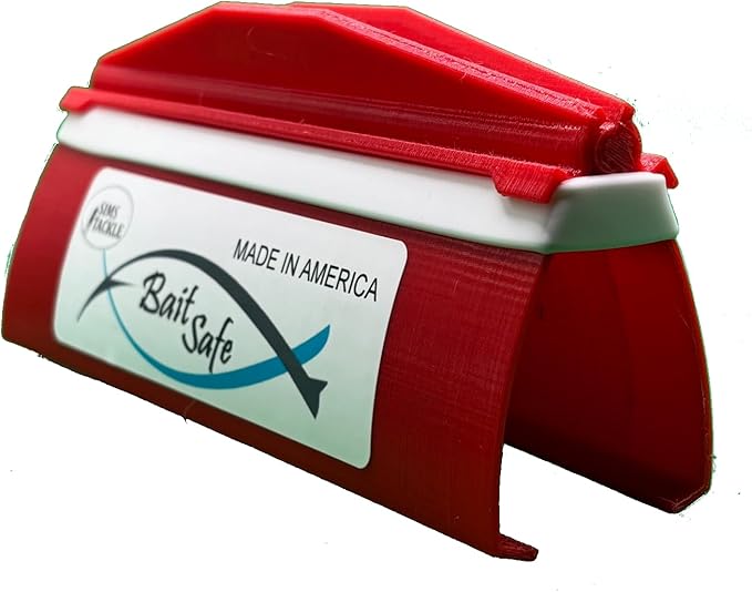 Bait Safe Lure cover/Protector, Saltwater Resistant Fishing Gear, Protects & Organizes Lures (Black, Large)