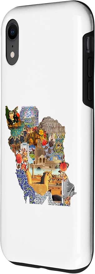 Map of Persian empire, Iran Map Case for iPhone XR