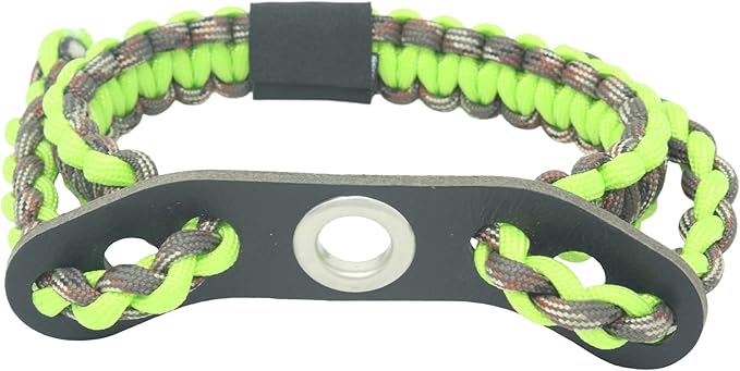Realtree® Paracord Archery Bow Wrist Sling - 100% Full Grain Leather 550 Paracord