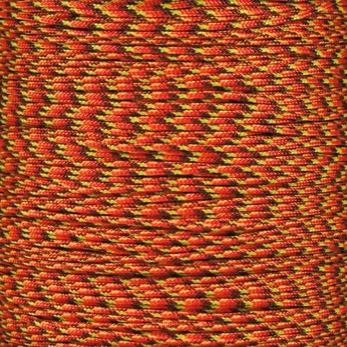 Paracord Planet 95lb Paracord – 1 Strand Type I Parachute Cord for Outdoors and DIY – Fireball (10 ft)