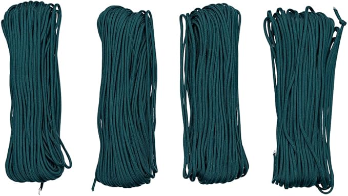 Paracord Planet Solid Color 550lb Paracord – 7 Strand Type III Nylon Cord for Indoor and Outdoor Tasks – Teal (10 ft)