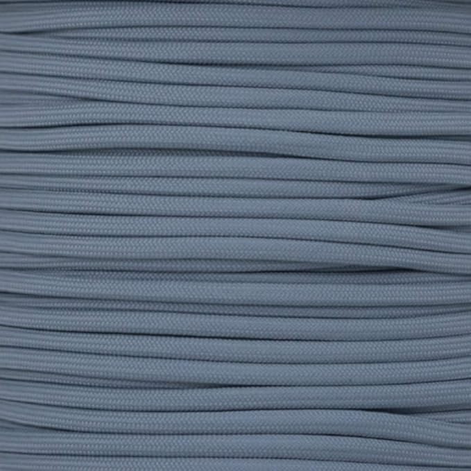 Paracord Planet Solid Color 550lb Paracord – 7 Strand Type III Nylon Cord for Indoor and Outdoor Tasks – Gunmetal Gray (10 ft)