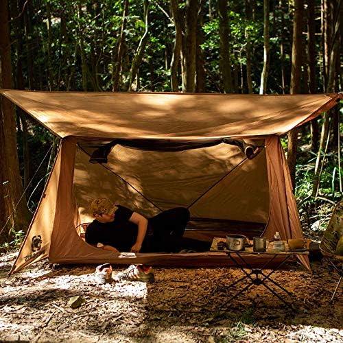 LUSTAR Jungle Craftsman and Survivor Camping with Ultra-Light Baker Style Tent Camping Hiking - Image 6