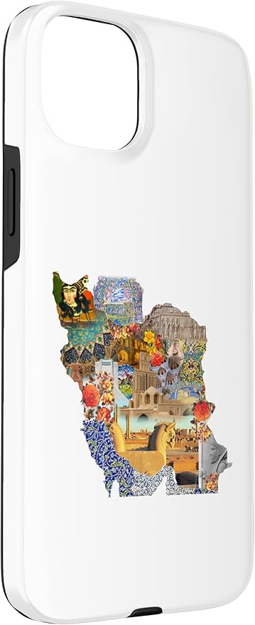 Map of Persian empire, Iran Map Case for iPhone 15 Plus