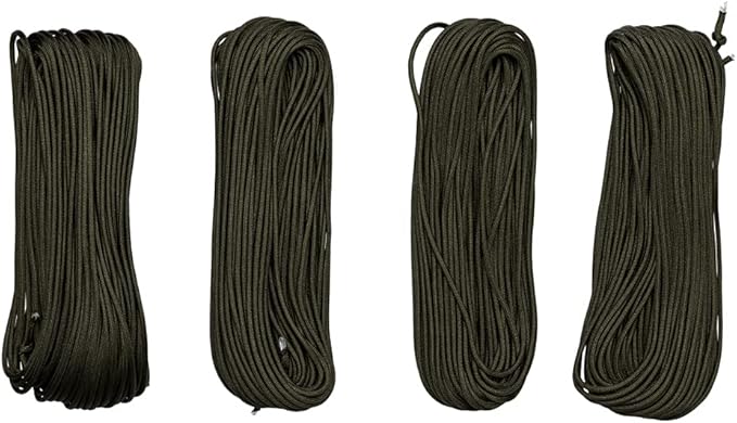 Paracord Planet Solid Color 550lb Paracord – 7 Strand Type III Nylon Cord for Indoor and Outdoor Tasks – Olive Drab (50 ft)